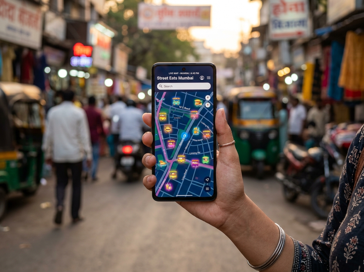 Customer using app